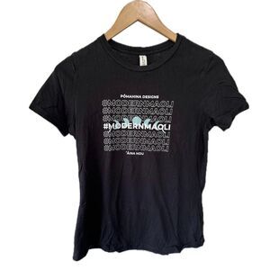 Pomahina Desings Bella + Canvas 100% Cotton Modern Maoli Aina Hou Tee T-Shirt S